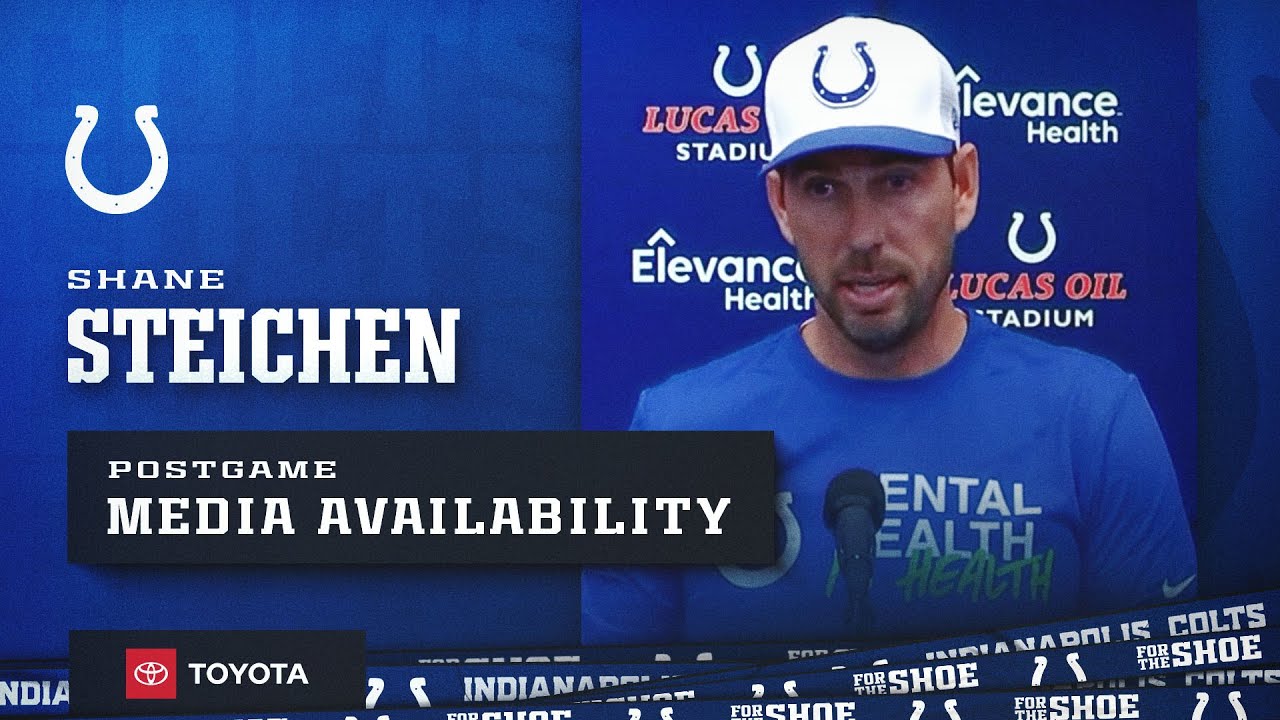 Shane Steichen Postgame Press Conference | Preseason Week 2 vs. Cardinals