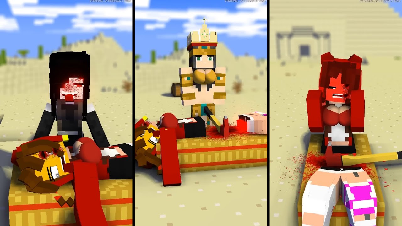 Minecraft JJ's sister want help to JJ for Monster Team and Mickey | Minecraft Mix