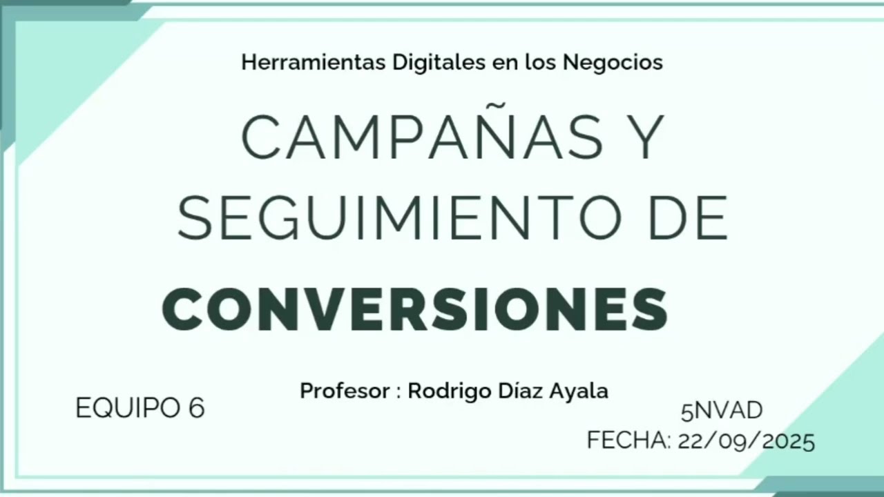 Campañas y Seguimiento de Conversiones en Marketing Digital