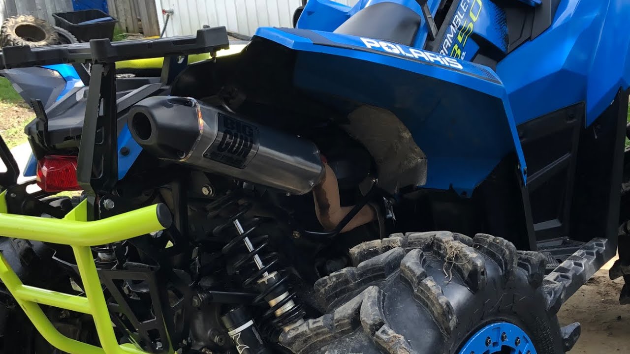 Scrambler 850 big gun exhaust (evo&exo comparison)