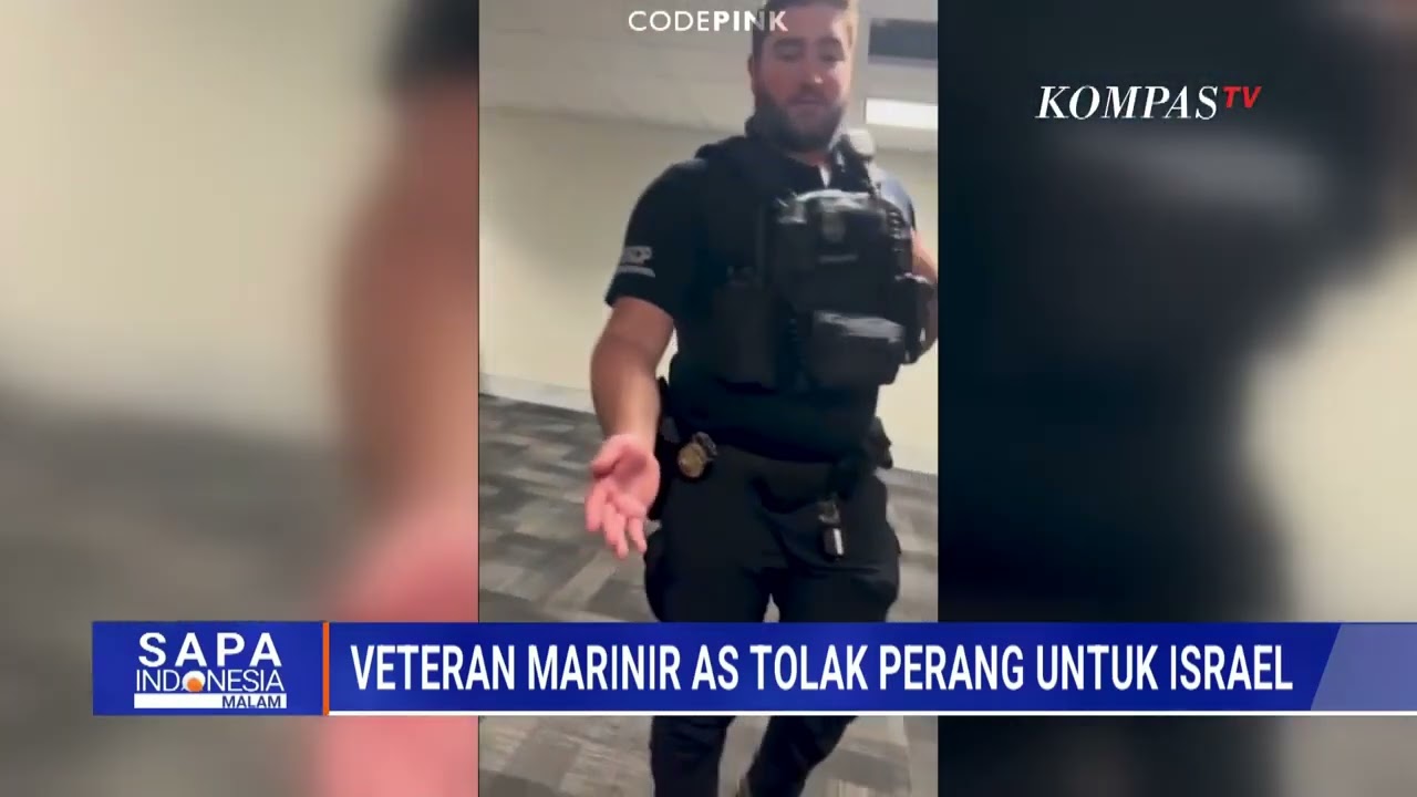 Veteran Marinir AS Sekaligus Aktivis Tolak Perang untuk Israel
