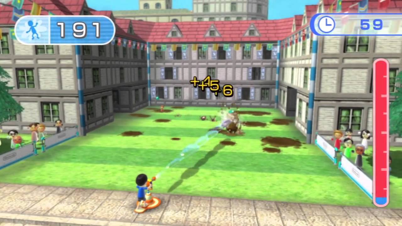 [Wii Fit U] Hose Down Gameplay