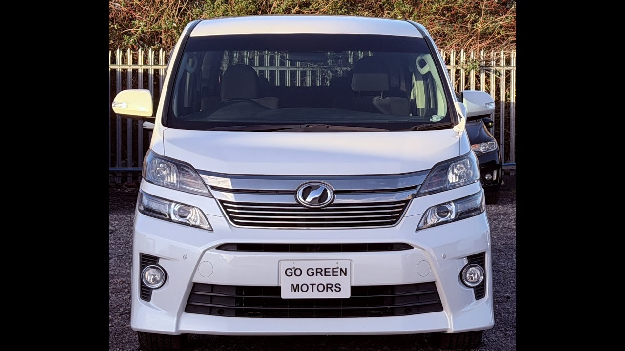 Toyota Vellfire Z 2013 года выпуска, 8-местный бензиновый минивэн. @gogreenmotors
