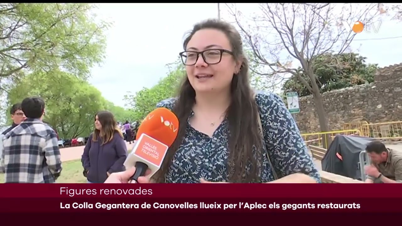 VOTV - La Colla Gegantera de Canovelles llueix per l’Aplec els gegants restaurats