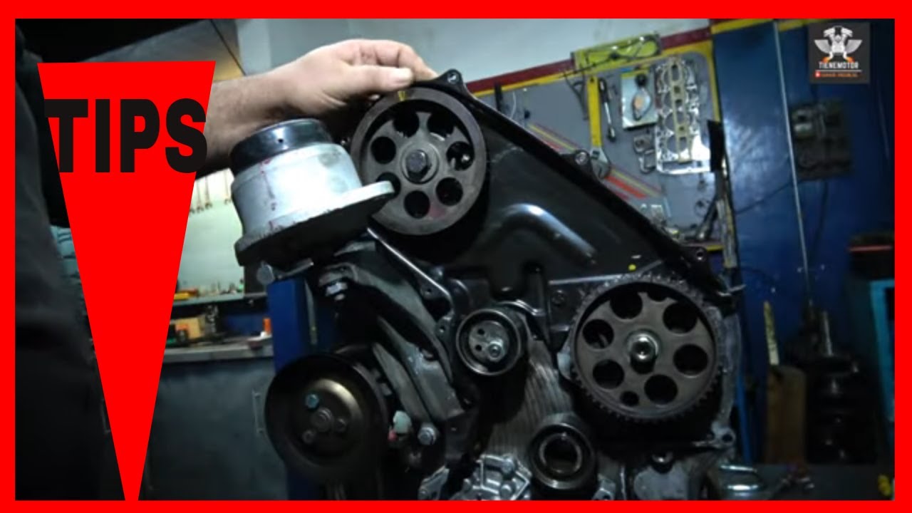 puesta a punto correa dentada  fiat diesel 1.7 sin la herramienta