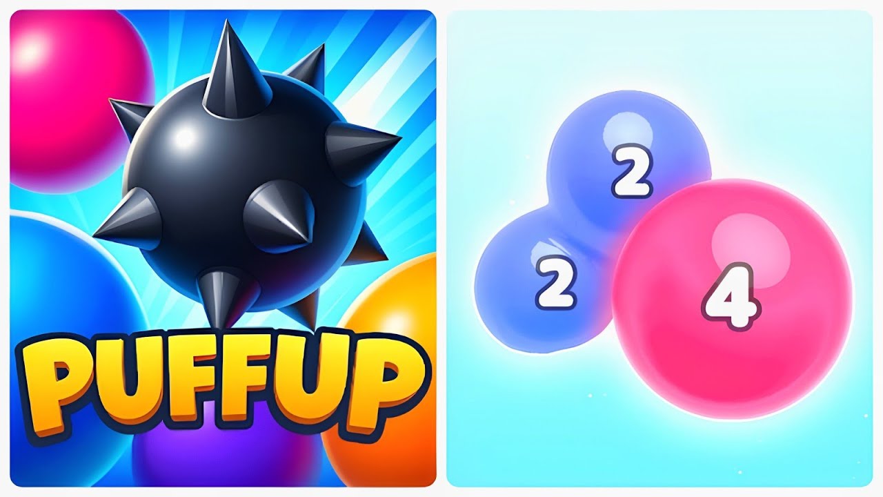 Puff Up VS. Melty Bubble 2048 - All Max Android Gameplay, IOS Game  