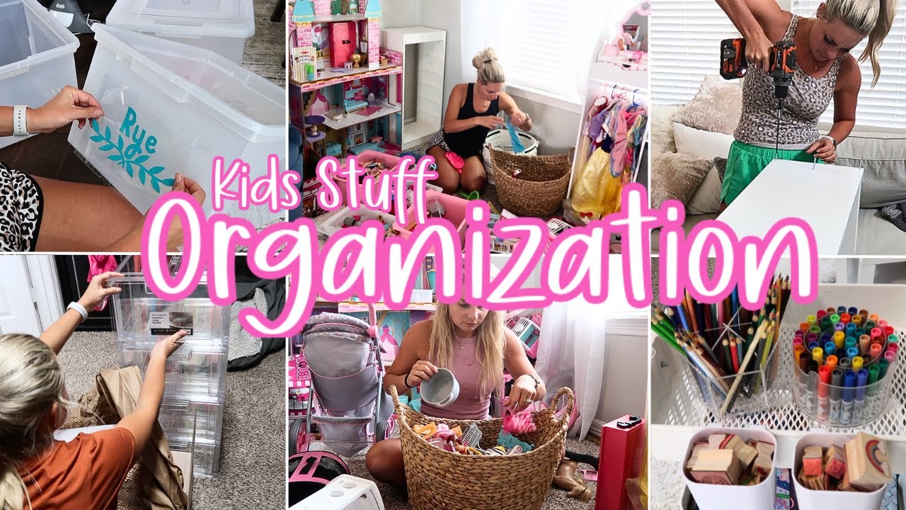 KIDS STUFF AND PLAYROOM ORGANIZATION / TOY ORGANIZATION IDEAS / KIDS TOY STORAGE /
