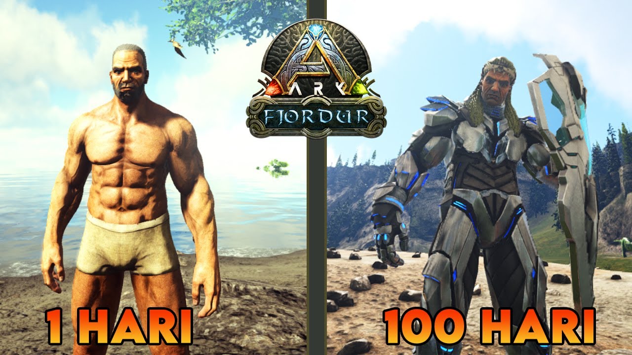 100 Hari Di ARK Survival Evolved Fjordur (Eternal Modded Edition) [FULL MOVIE]