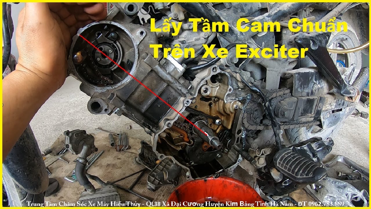 Cách Cân Tầm Cam Chuẩn Trên Xe EXCITER
