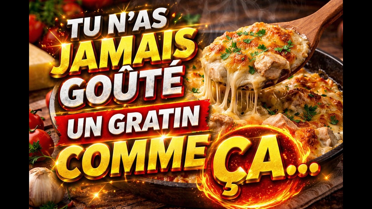 La recette du gratin de poulet d'Ethan et de Val's