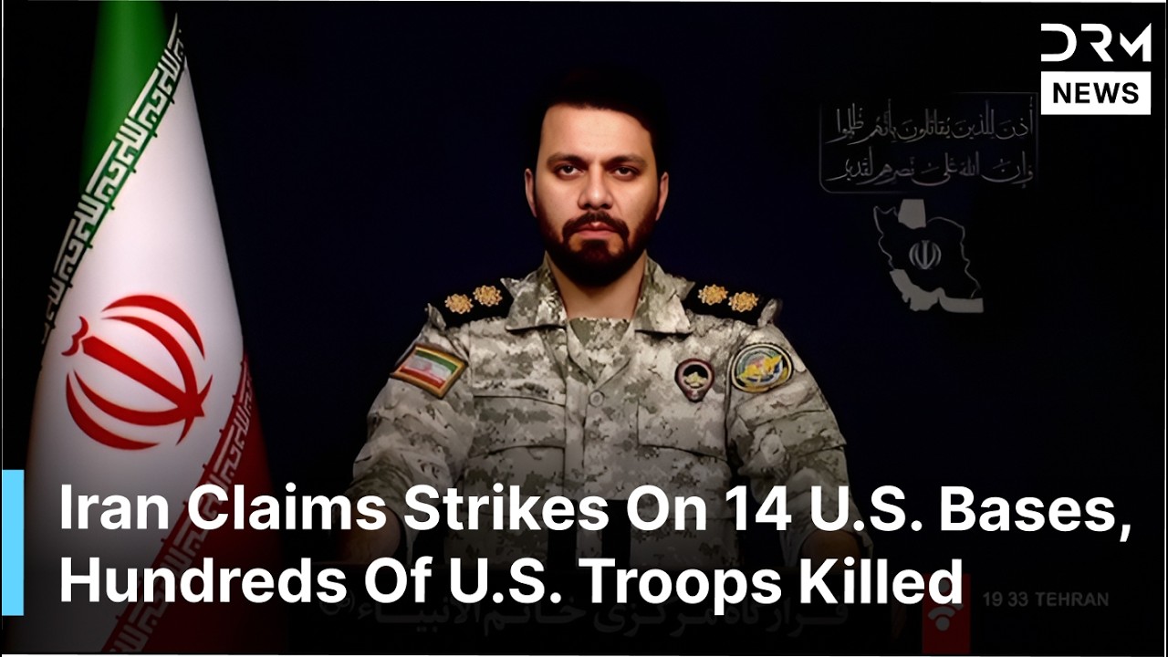 BREAKING: IRGC Claims 14 US Bases Hit Hundreds of Troops Killed in Retaliation | DRM News | AH1F