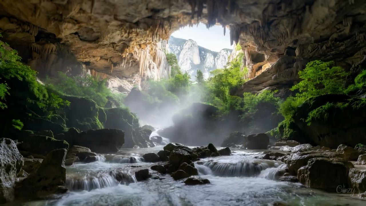 Mystic Cave River Glow | Epic ASMR Serenity