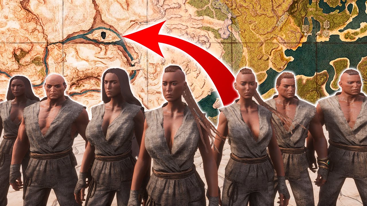 Где искать ПРАВИЛЬНЫХ лучников на землях изгнанников! CONAN EXILES