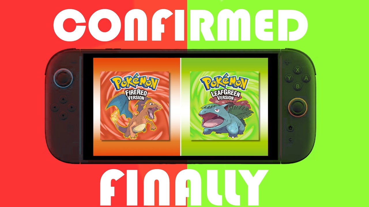 FRLG Confirmed Coming to Nintendo Switch in 2026