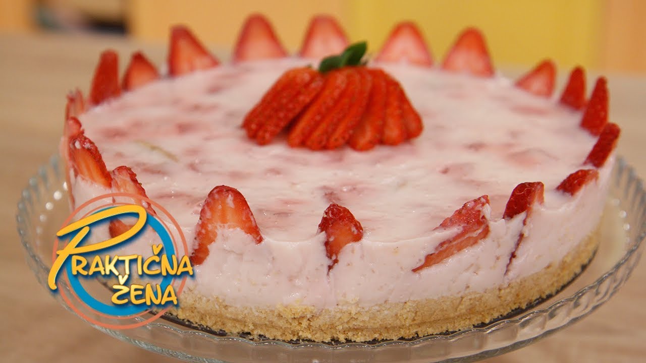 Praktična žena - Jogurt torta sa jagodama