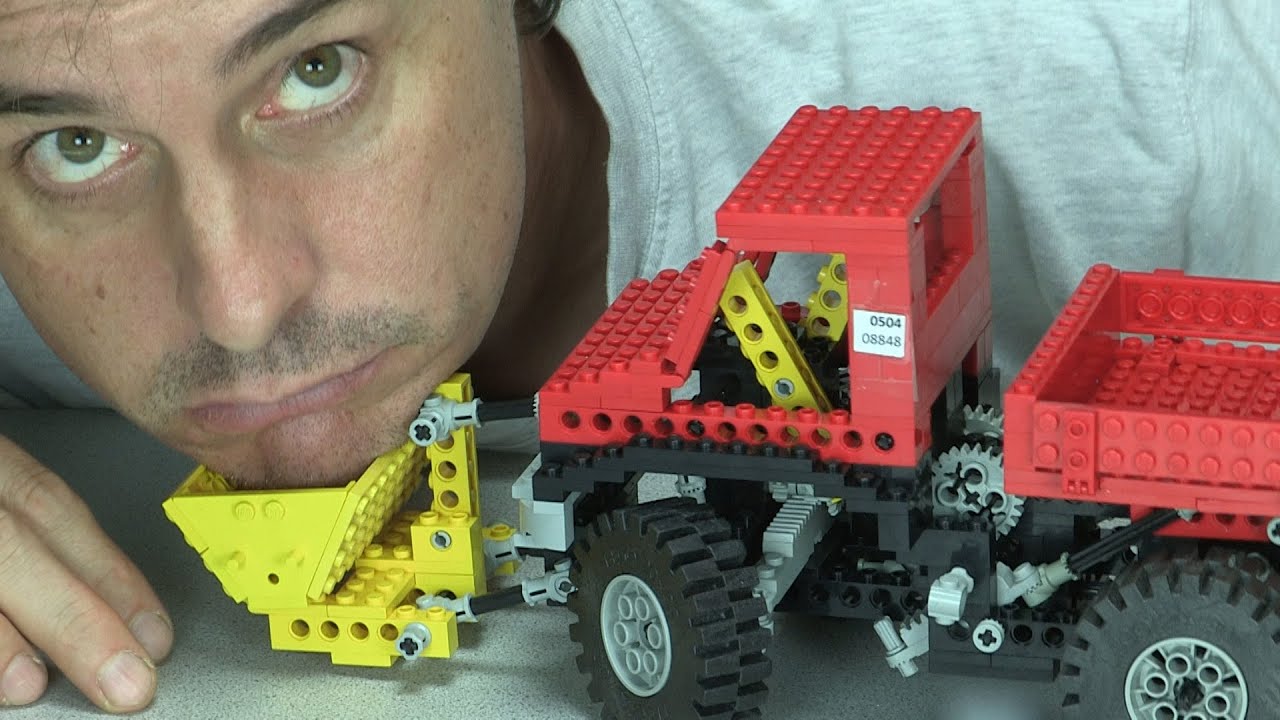 LEGO® 8848-1 Review: Unimog Universalfahrzeug mit Frontschaufel vom Jahr 1981 - LY-00199