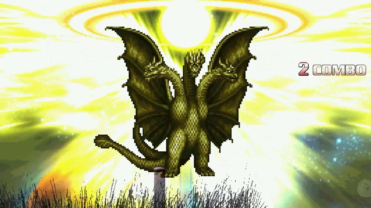 AN Mugen Request #898: Godzilla EX & King Ghidorah VS Rin & Hatsune Miku