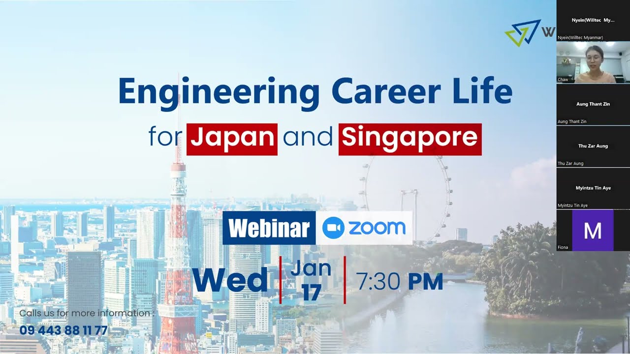 Engineer Career Life For Japan & Singapore(Webinar)