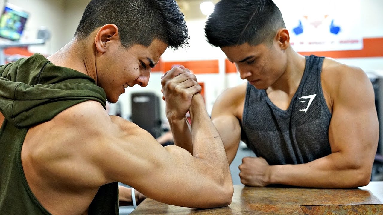 Arm Wrestling Challenge | Twins VS Halen!!