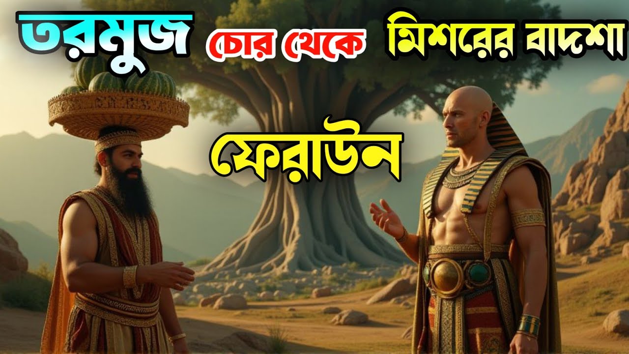 তরমুজ চোর থেকে মিশরের বাদশা হলেন ফেরাউন  | ইসলামিক islamic history #ইসলামিক_কাহিনী #ফেরাউনের_ঘটনা