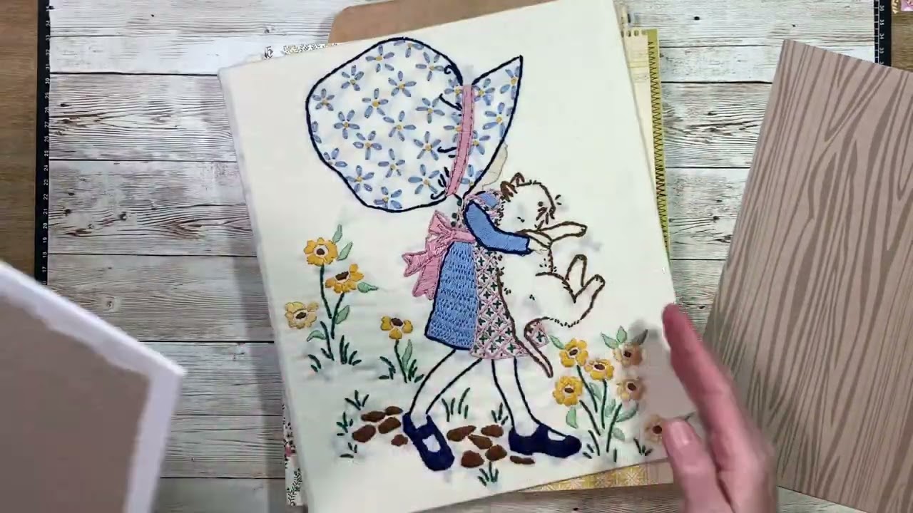 Beginning A Holly Hobbie Inspired Journal/Memory Book