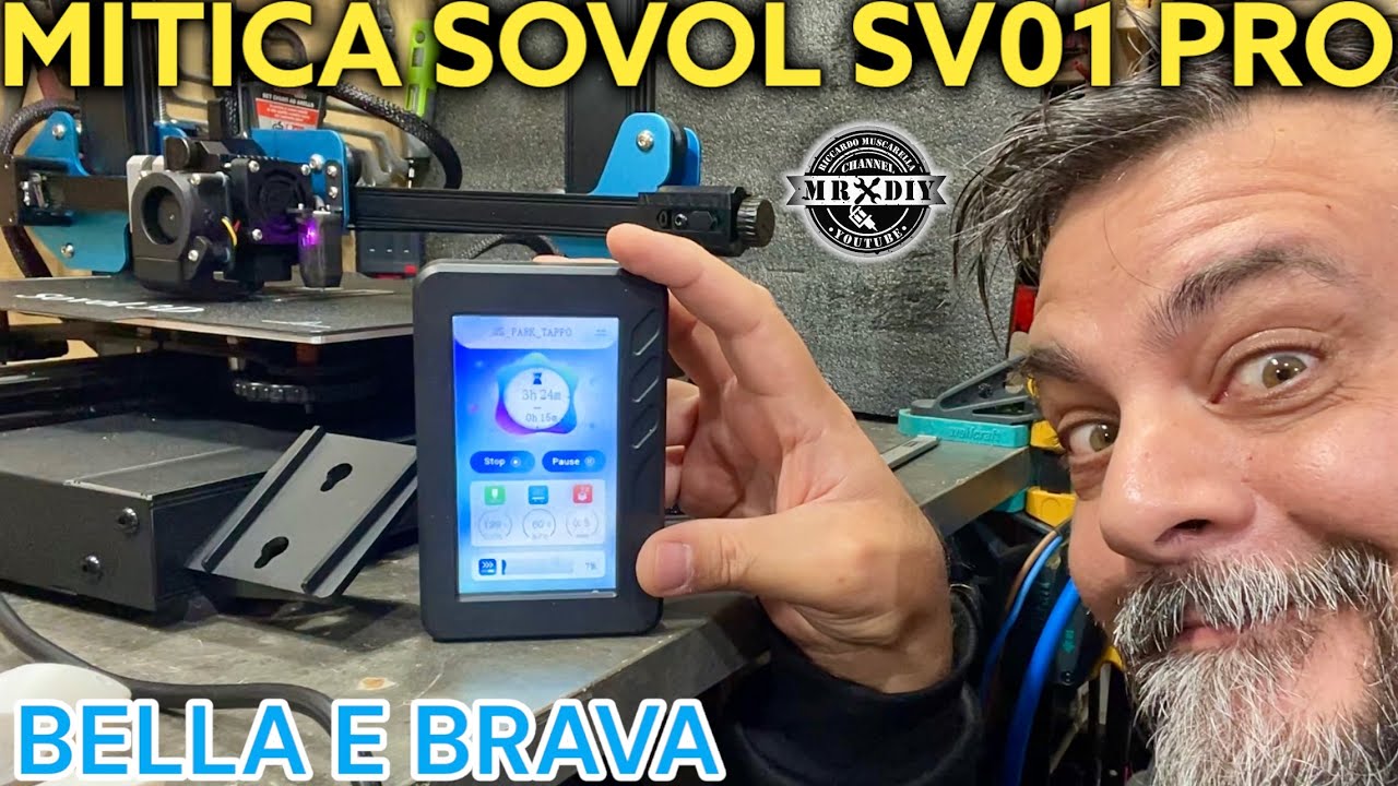 Ho provato la mitica Sovol sv01 pro. Con display touch, autolivellamento, direct drive. Stampante 3d
