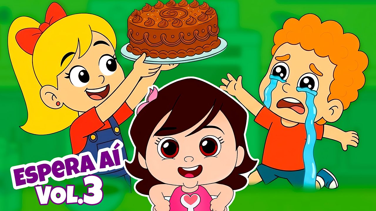 Espera aí 🎂 Yasminzinha 🎉 Volume 3 🍰 Música Gospel Infantil - Desenho