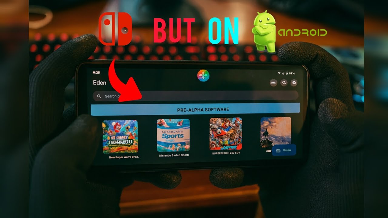 Turning My Android Phone Into a Nintendo Switch (Play Nintendo switch games on Android) Full Guide 