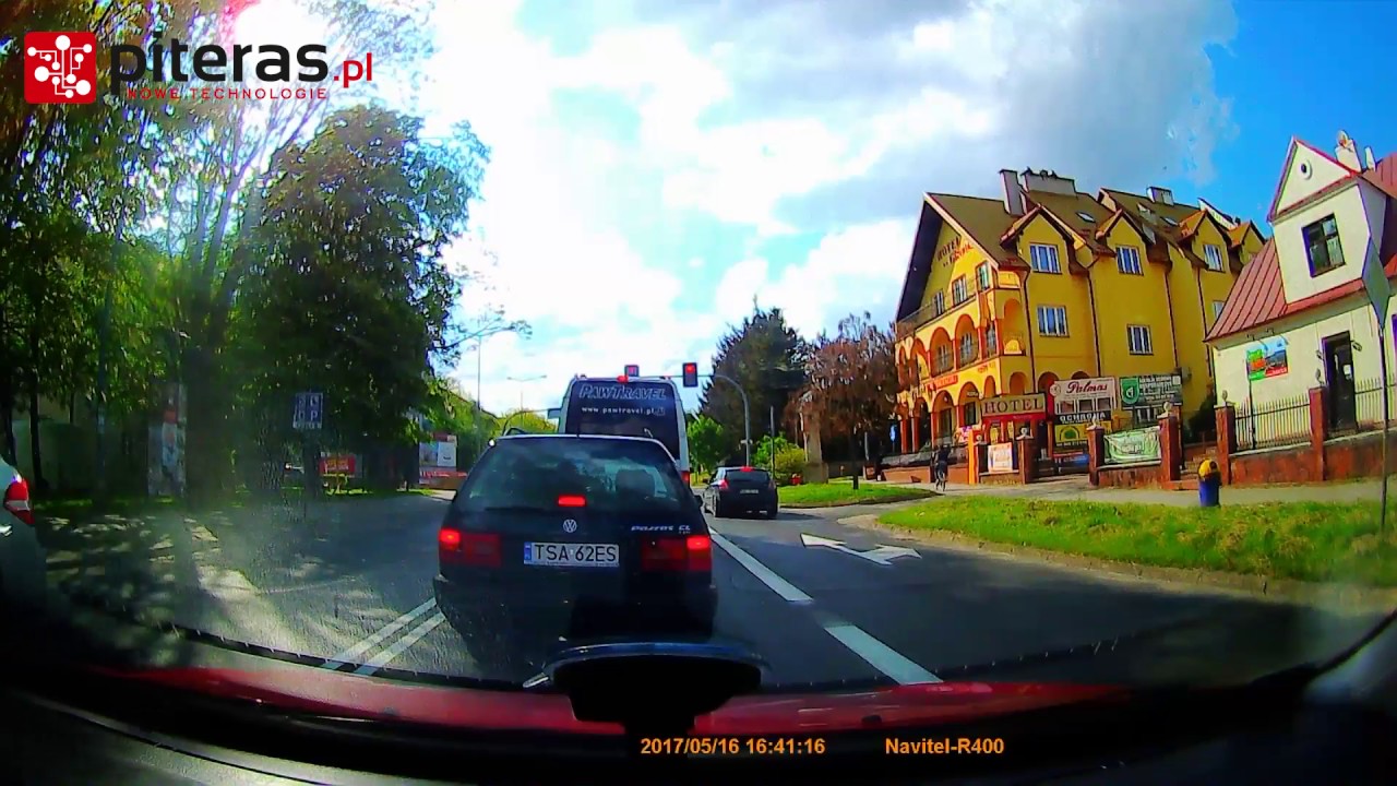 NAVITEL R400 - TEST NAGRANIA Full HD - 1080p