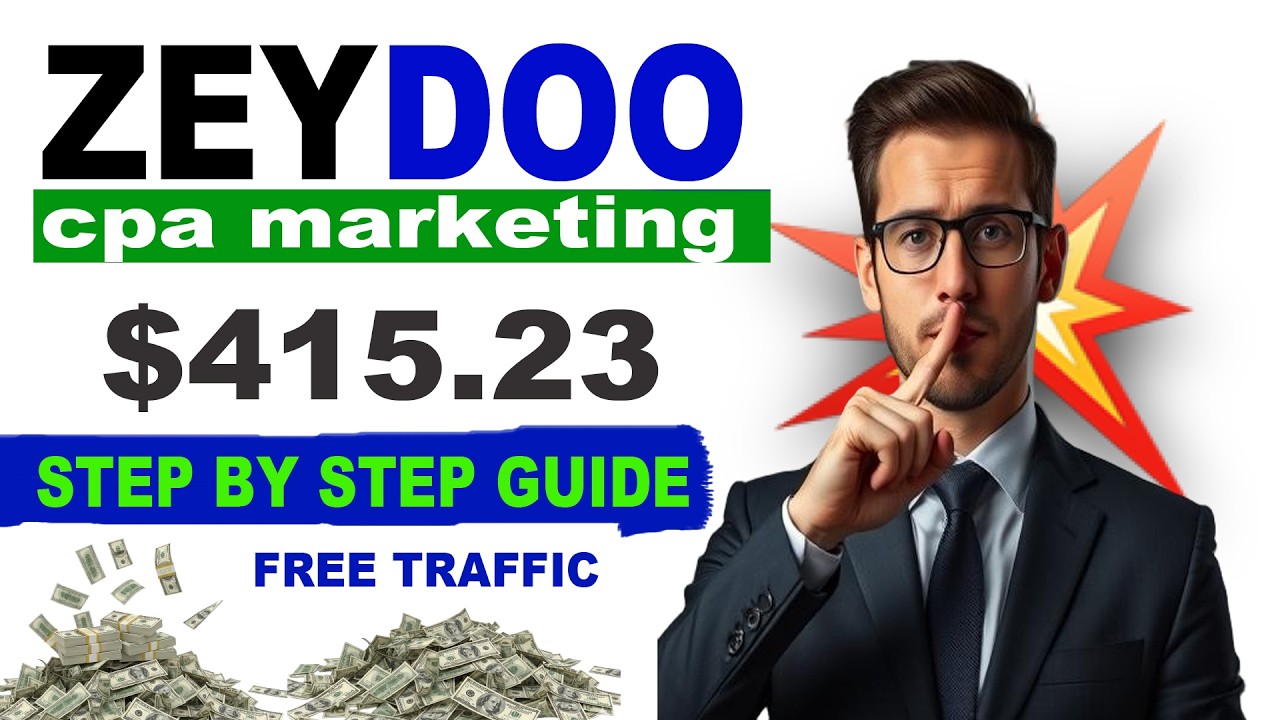 ZeyDoo Best CPA Network -  CPA Offer guide | FREE TRAFFIC | CPA MARKETING