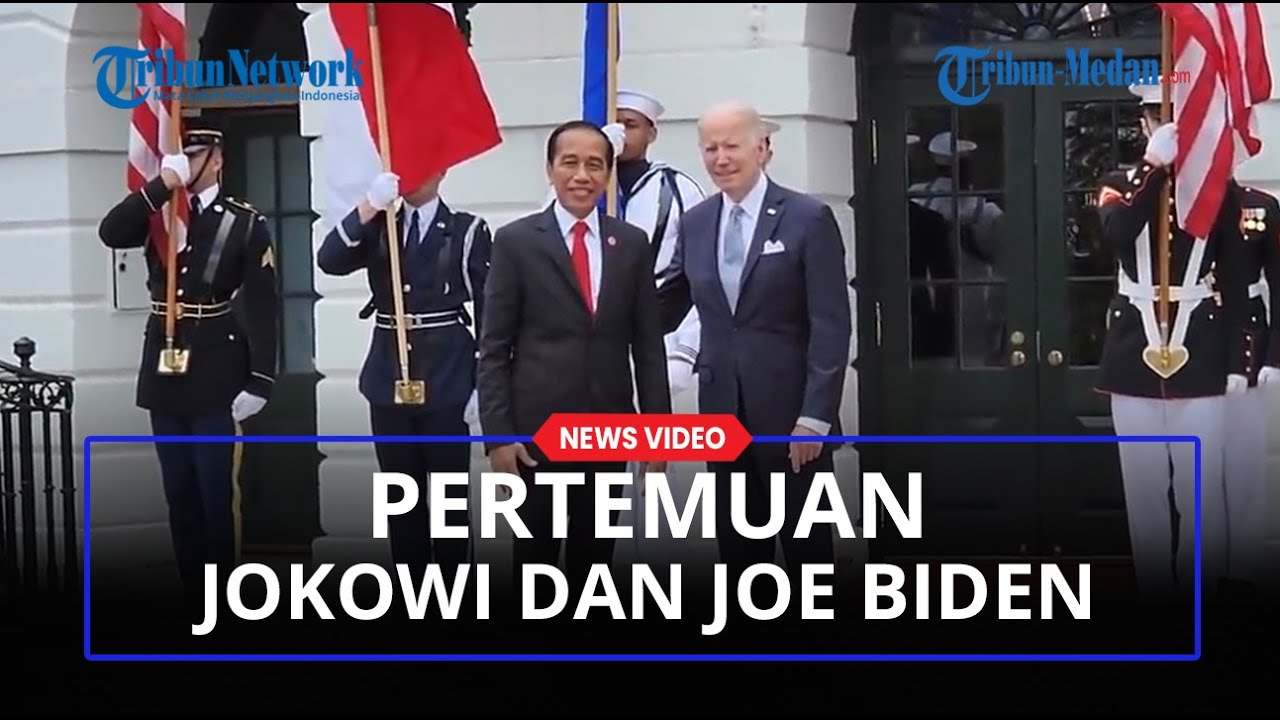 Presiden Amerika Joe Biden Menjamu Presiden Joko WIdodo di Gedung Putih