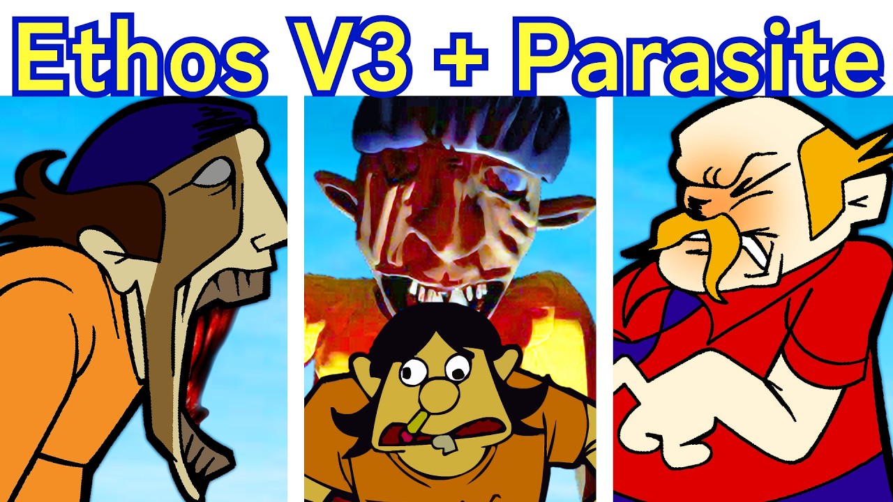FNF This is Unexpected! JEFFY'S ETHOS V3 & PARASITE (Ethos, Logos, Pathos Charted) SML Horror