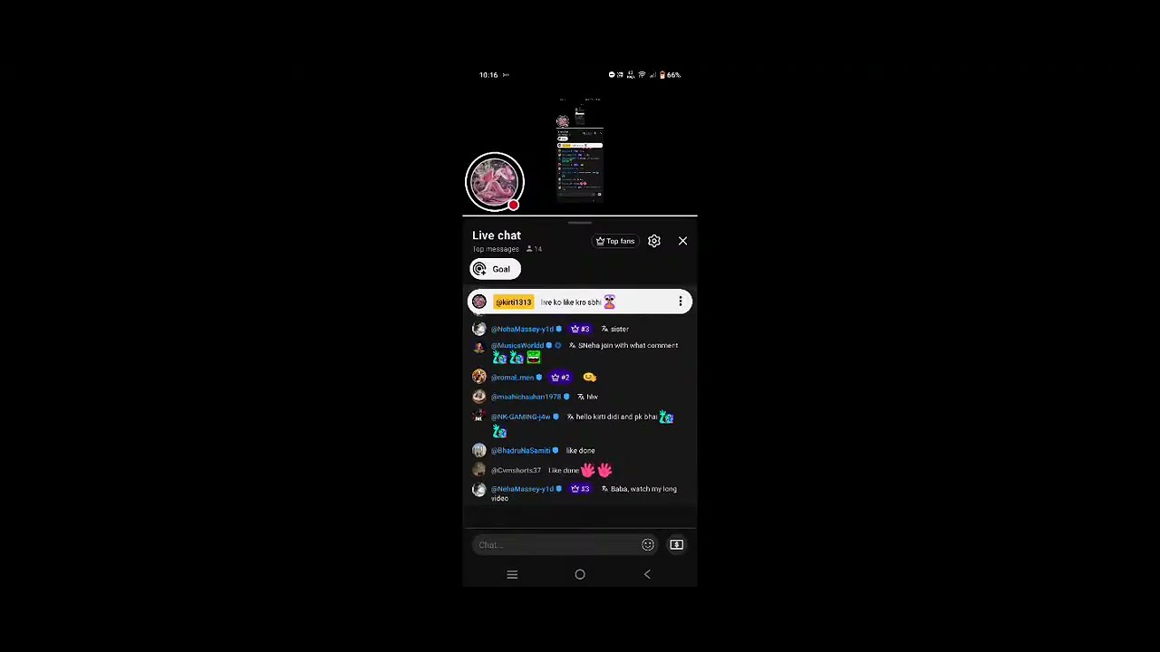 kirti is live