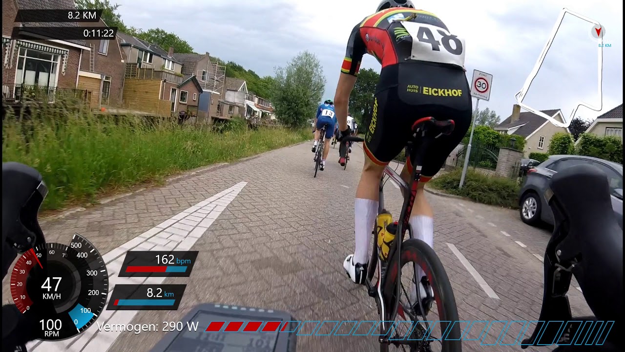 Criterium Wielerronde van Kortenhoef 27-05-2018 Elite men 6th place  - #cycling Holland