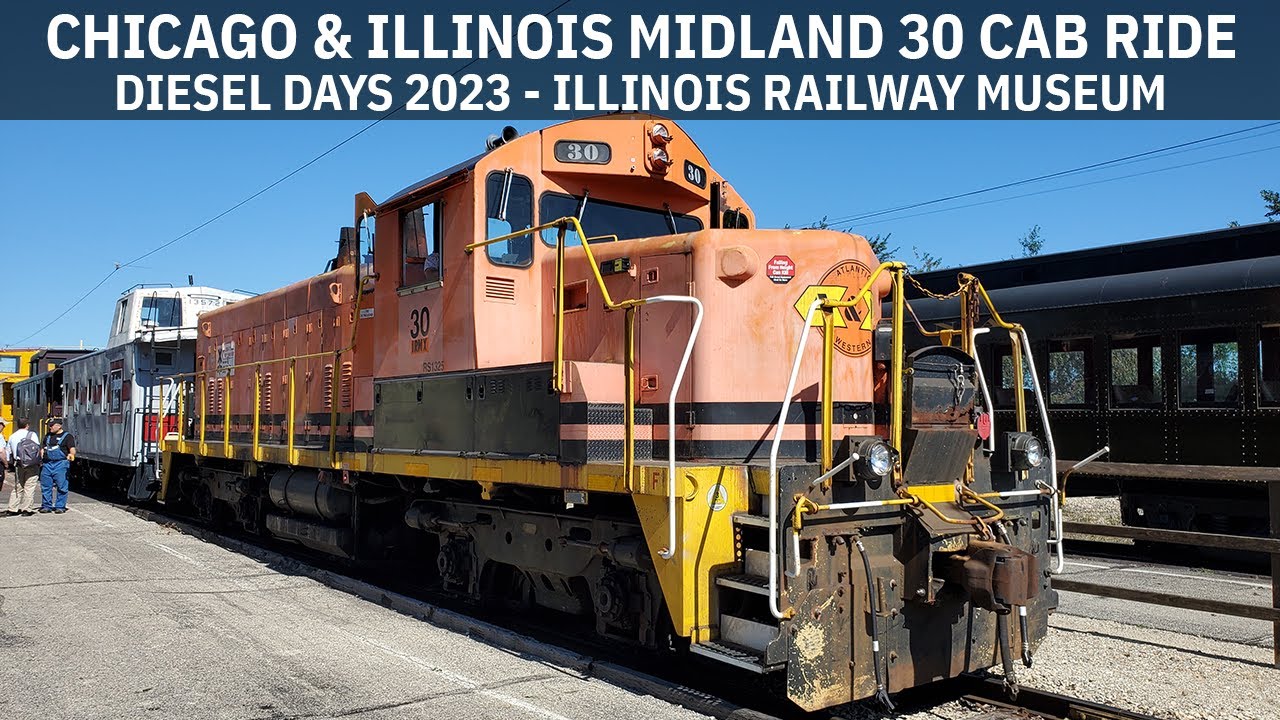 C&IM 30 Cab Ride - First Revenue Run - Illinois Railway Museum Diesel Days 2023  Day 2 Cab Ride [4K]