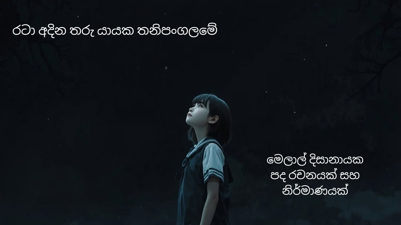 තනිපංගලමේ | Thanipangalame | Melal Dissanayake | Official Sinhala Song
