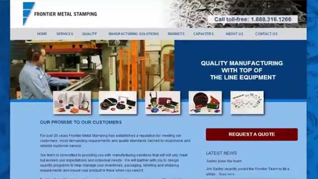 Frontier Metal Stamping is the Rocky Mountain region's leading supplier of precision tools