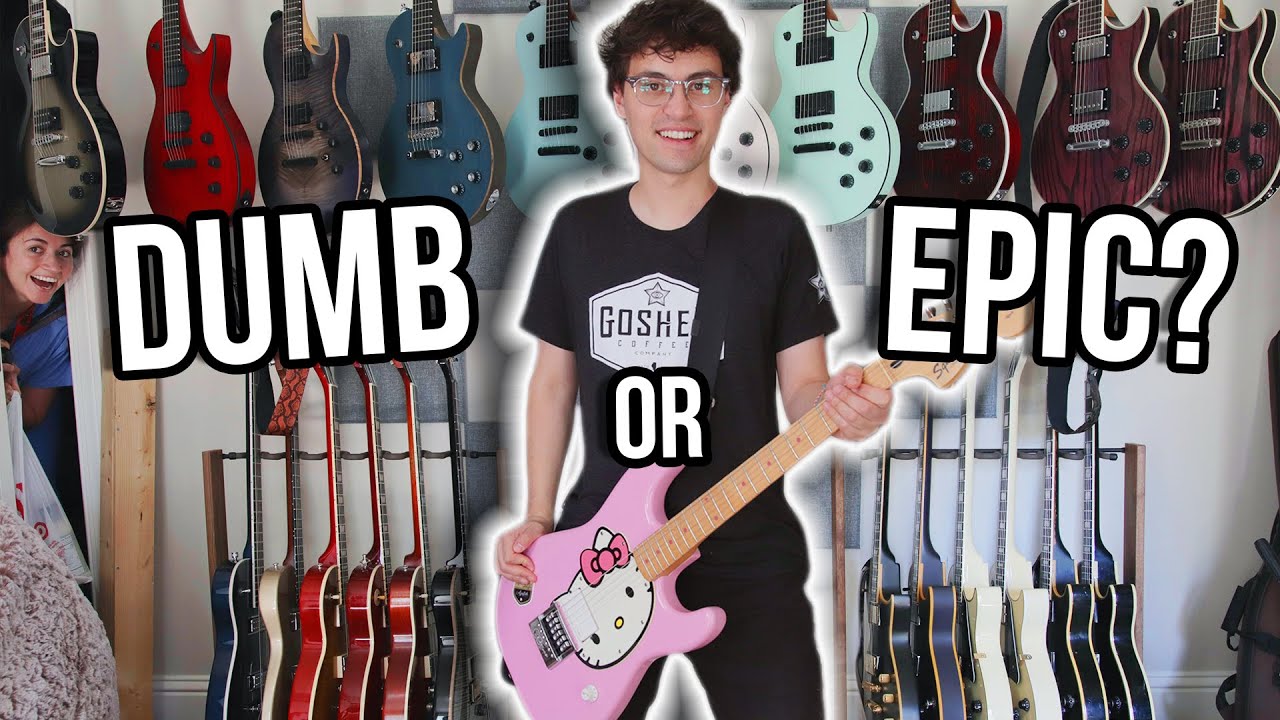 The DUMBEST Epic Guitar Collection on YouTube! || Agufish Studio Tour 2022