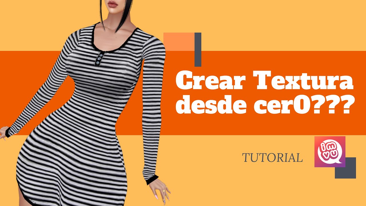 Creación de textura de ropa en Imvu desde cer0