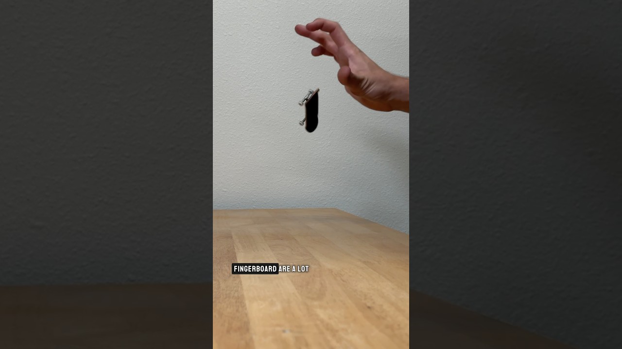 How to Heel Flip on a Fingerboard! #fingerboard #tutorial #howto