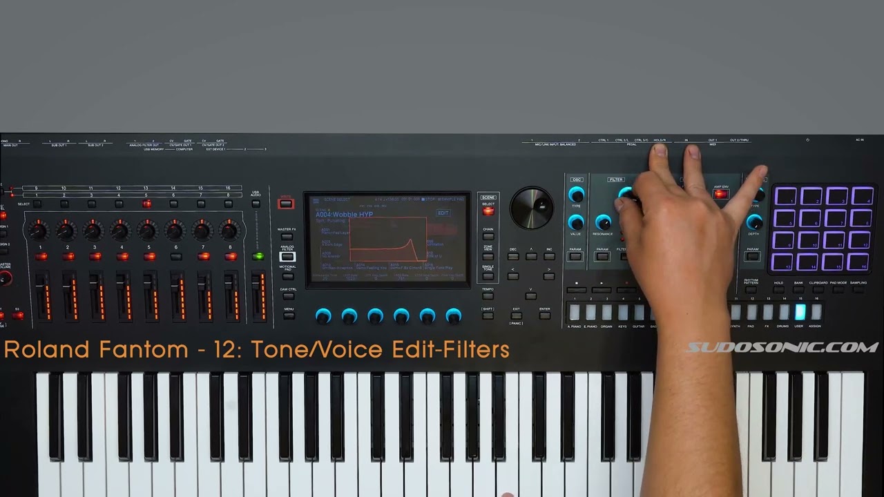 Roland Fantom Video Tutorial - 12: Tone Editing