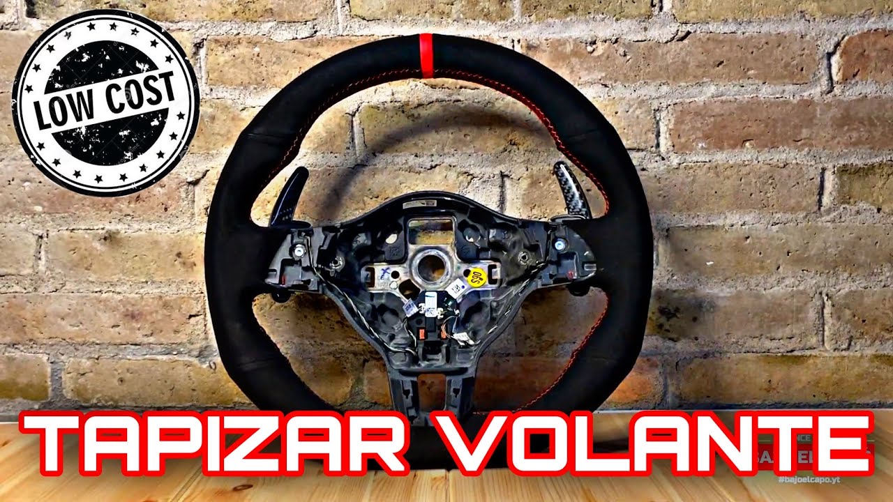 🔥 Tapizar VOLANTE muy ECONÓMICO!✂️💰 Resultado increíble y muy fácil!!!😱 🔥