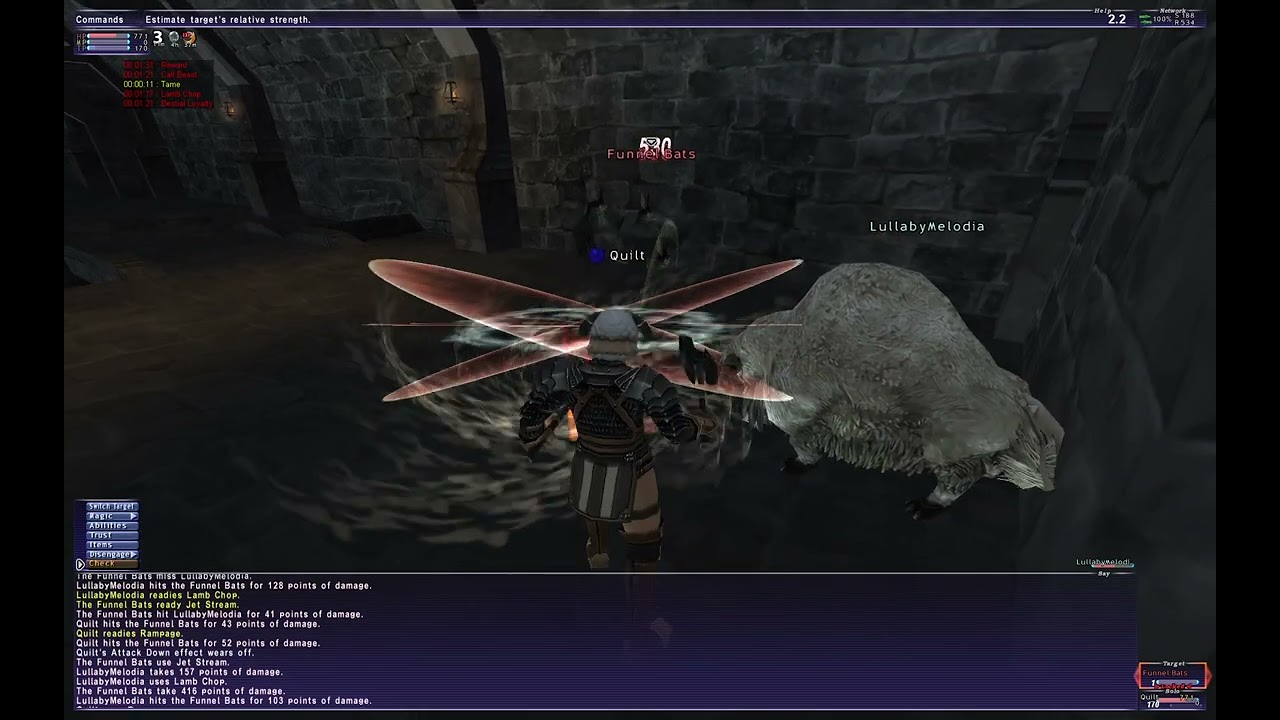 HorizonXI - Beastmaster Solo Experience - Bostaunieux Oubliette - FFXI Classic ASMR - No Commentary