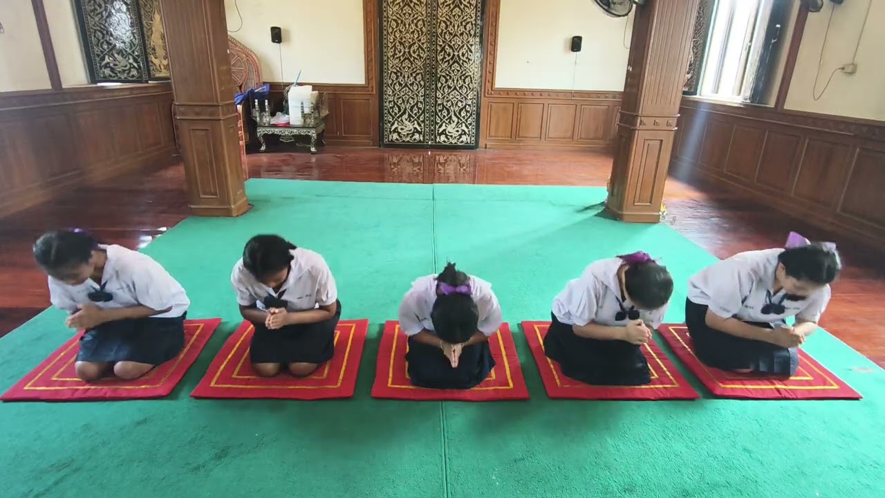 สวดมนต์ทำนองสรภัญญะมัธยมหญิงปี2569โรงเรียนบ้านทรงธรรม