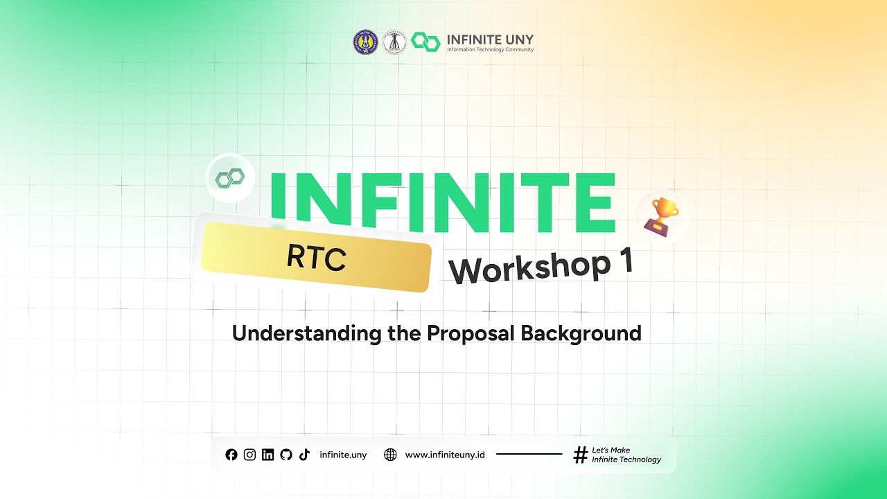 Workshop 1 Road To Competition : Understanding the Proposal Background