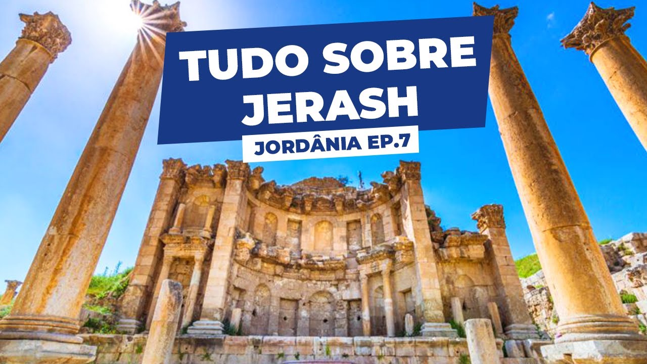 JERASH: A INCRÍVEL CIDADE ROMANA NA JORDÂNIA | Rodrigo Ruas