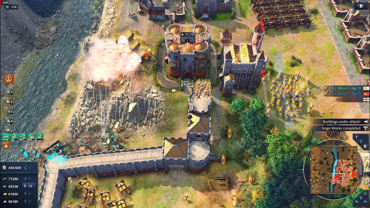 English Iron Defense vs Sengoku Daimyo & Japanese | Age Of Empires 4