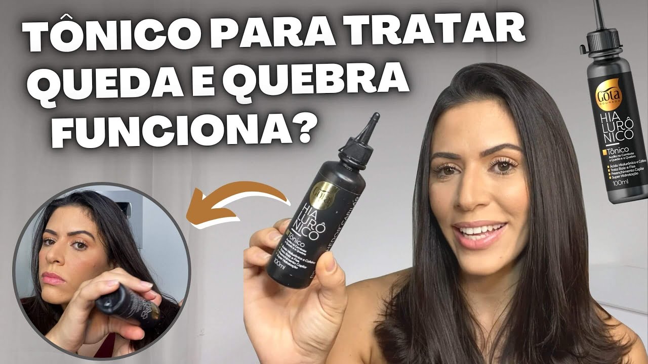 RESENHA DO TÔNICO ÁCIDO HIALURÔNICO DA GOTA DOURADA: TRATA A QUEDA E QUEBRA CAPILAR | Larisse Gama