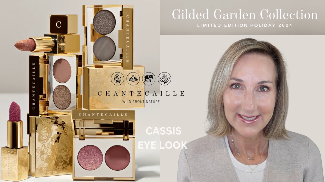 CHANTECAILLE HOLIDAY 2024 | КОЛЛЕКЦИЯ GILDED GARDEN | ДУЭТ CASSIS EYE EYE DUET LOOK с КРИСТАЛЛАМИ...