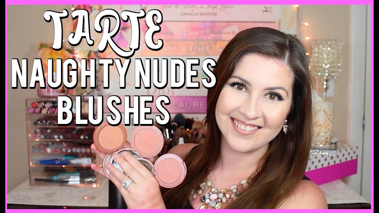 NEW Tarte Naughty Nude Amazonian Clay Blushes l Review/Swatches/Comparison